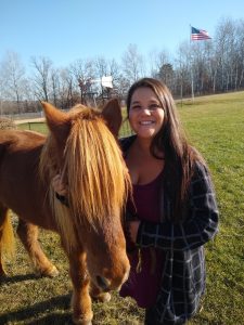 Kristin Lulich with horse (Gymir)